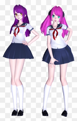 Mmd Yandere Simulator Models Dl - Free Transparent PNG Clipart Images ...